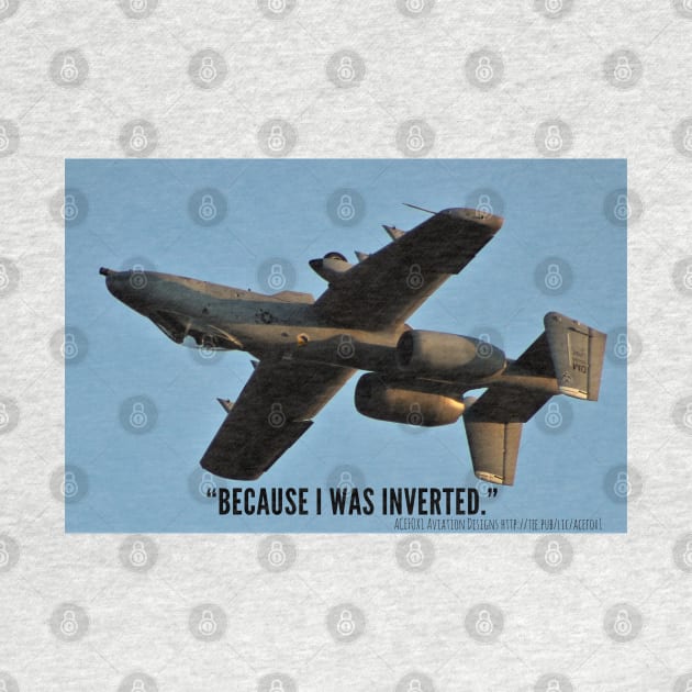 2-Sided A-10 “Because I Was Inverted” by acefox1